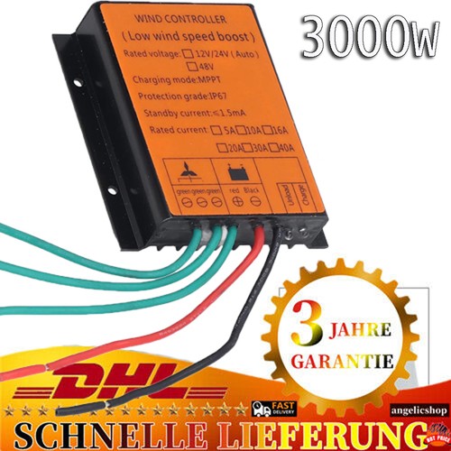 3000w 12v 24v 48v - 12v/24v, windturbine